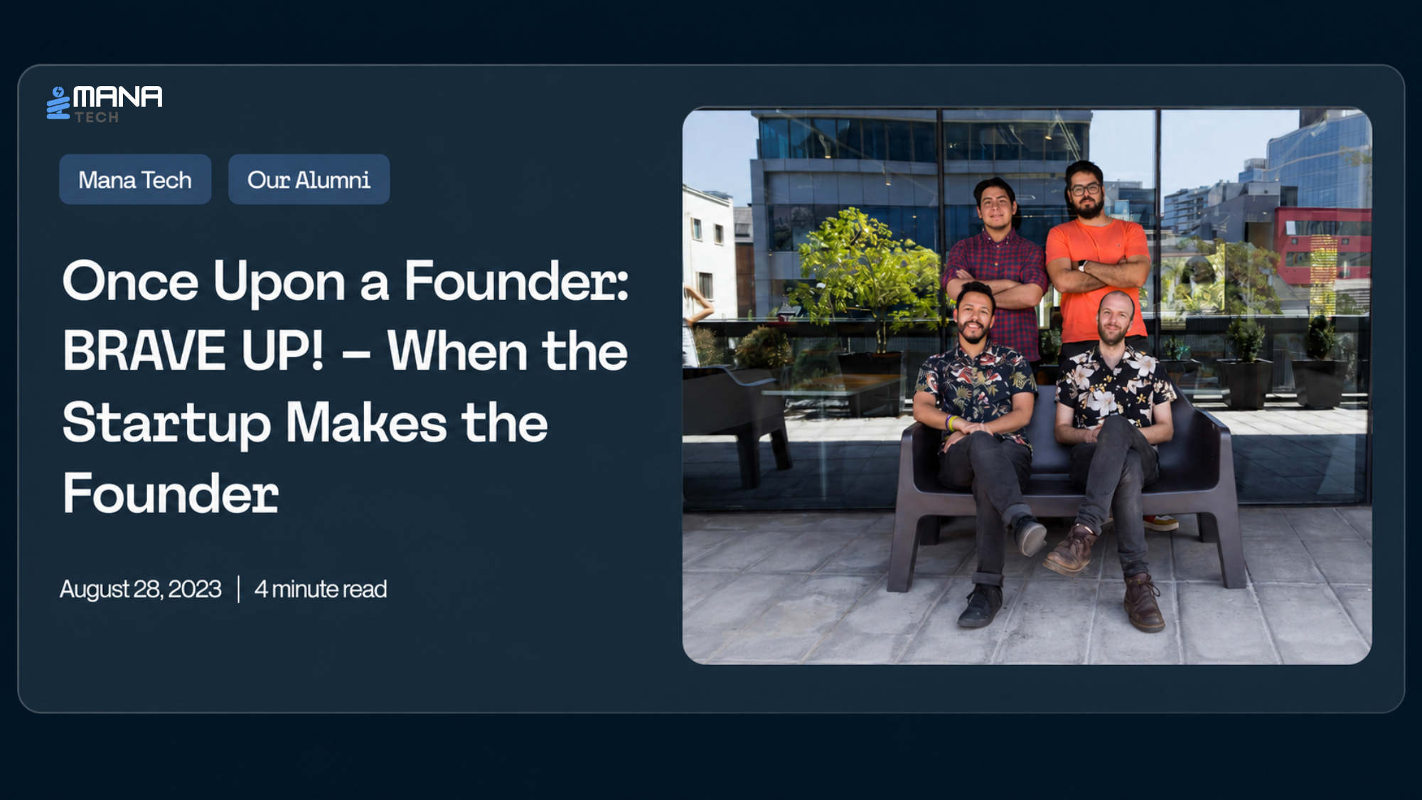 Serie editorial Once Upon a Founder
